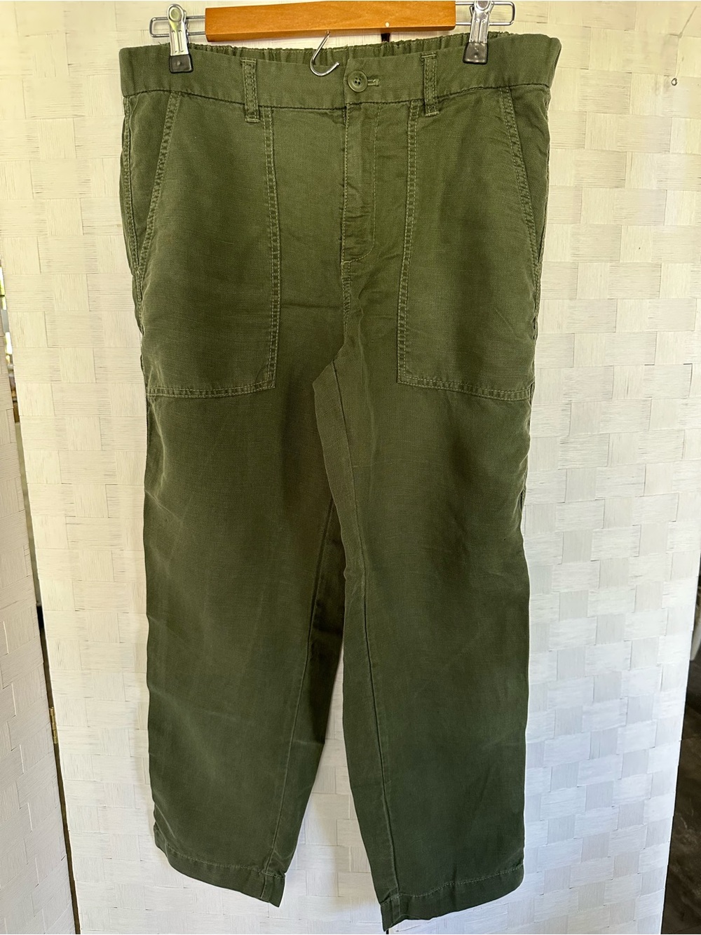J Crew linen utility pants